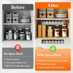 Lifewit Under Cabinet Spice Rack Organizer - Image 7