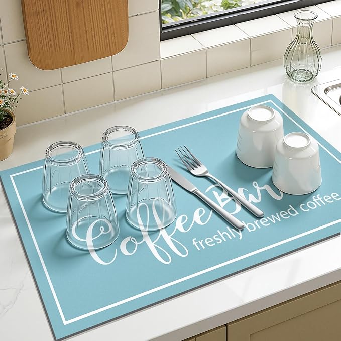 Findosom Dish Drying Mat, Cuttable Drying Mat - Image 5