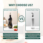 BosilunLife Ceramic Olive Oil Dispenser Bottle, 14 Oz Oil Cruet - Image 5