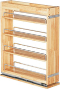 OCG 4-Tier Pull Out Kitchen Cabinet Spice Rack Holder Shelves, spice by OCG