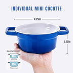 Lareina Mini Cocotte - 12oz Ceramic Casserole Dishes - Kitchen Casserole Sets - - Image 6