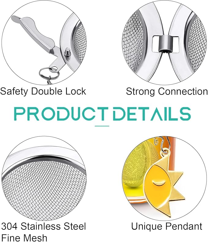 2pcs Loose Leaf Tea Steeper - Image 4