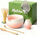 Matcha Whisk Set, Ceramic Matcha Set Includes Bowl & Holder, Bamboo Whisk by Unknown