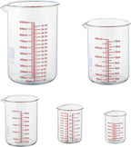 High Borosilicate Glass Measuring Cup Set-V-Shaped Spout, Includes 60ml - Image 8