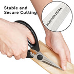 Kitchen Scissors for Food, HUNTER.DUAL Heavy Duty Come Apart Poultry Shears for - Image 8