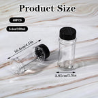 48 Pack Clear Plastic Spice Jars - Image 2