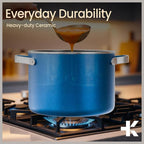 Bakken 5 Quart Ceramic Coated Stock Pot - Image 7