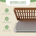 NIUM Stone Drying Mat for Kitchen Counter & Bamboo Rack - Image 5