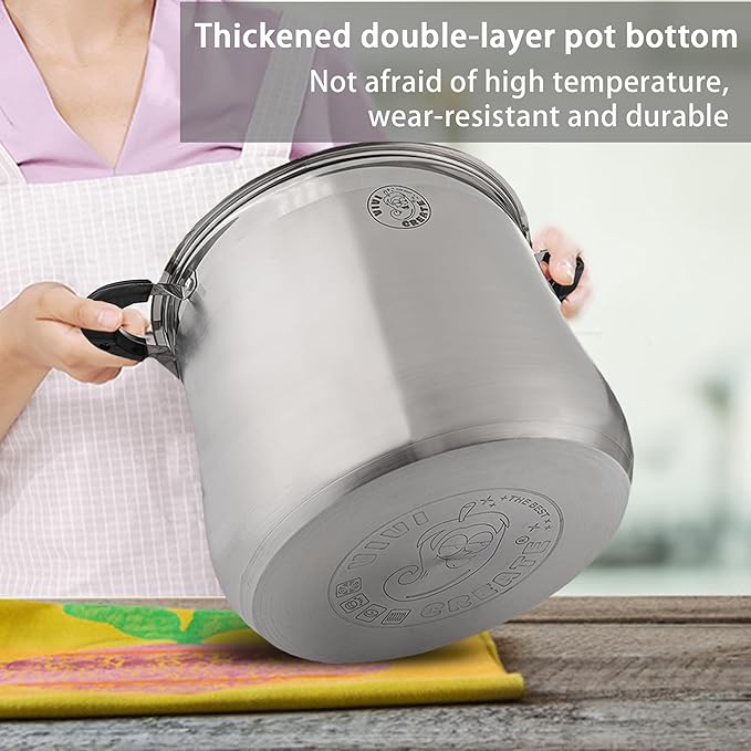 Vivicreate 14.5 Quart Stainless Steel Stock Pot - Image 5