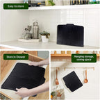 Silicone Dish Drying Mat 16x13, Food-Grade Silicone, Easy Clean Pad - Image 4