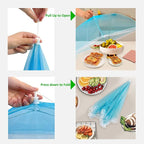 7 Pcs Food Covers for Outside, 17 inch Pop-up Umbrella Mesh Food Tents - Image 4