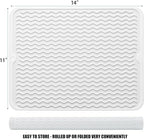 Large 14" x 11" Silicone Dish Drying Mat - Image 2