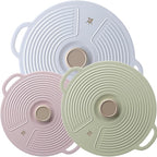 Silicone Lids for Bowl 3 Pack, Microwave Splatter Cover by GUANCI