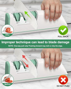 Electric Knife Sharpener with Replaceable Sharpening Head Easy to Change - Image 9