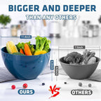 LUXEAR 14 Piece Mixing Bowls - Image 3
