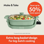 bella Make & Take Electric Skillet, Fits-anywhere™ kitchenware, EverGood™ - Image 2