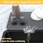 Silicone Dish Drying Mat for Kitchen Counter, Dish Drying Rack Matt - Image 5