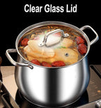 Stainless Steel Stock Pot, 8 Quart Heavy Duty Induction-Compatible - Image 8