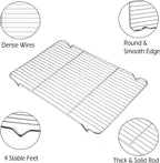 P&P CHEF Cooling Baking Rack Pack of 2, 16.6" x 11.5", Stainless Steel Cooling - Image 3