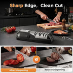Kitchen Professional Electric Knife Sharpener: 3-Stage 100% Diamond Abrasives - Image 5