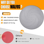 Walfos Silicone Microwave Mats, Heat Resistant Multi-Purpose Microwave Trivet - Image 4