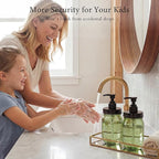 Amolliar Plastic Mason Jar Soap Dispenser - Image 5