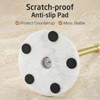 KES Brushed Gold Marble Paper Towel Holder Countertop - Image 6