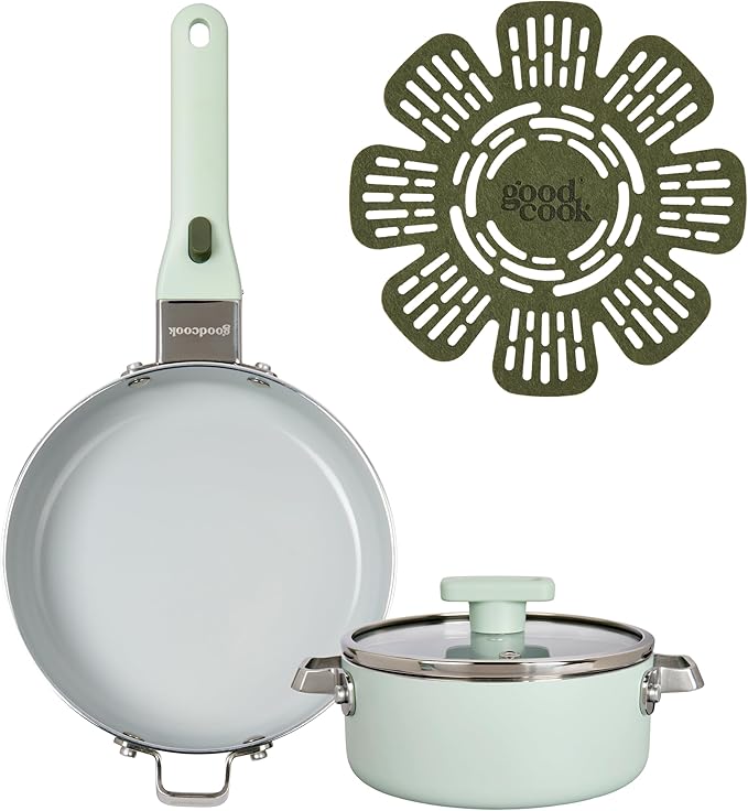 GoodCook Ceramic Cookware Set 5-Piece by GoodCook