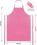 2 Pack Waterproof Rubber Vinyl Apron 40 Inch Chef Aprons - Image 2