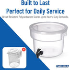 Carlisle FoodService Products Round Beverage Dispenser Drink Dispenser - Image 6