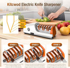 Replaceable Sharpener Electric Knife Sharpener, 3-Stage - Image 8