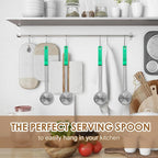 4 Ounce Stainless Steel Portion Control Ladle Spoon - Image 2