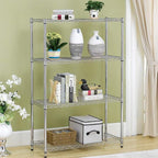 BestOffice | 4-Tier Wire Storage Shelves | 36x14x54 | Chrome | - Image 2