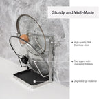 304 Stainless Steel Pot Lid Holder While Cooking, Kitchen Pot Lid Storage Rack - Image 3