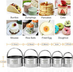 HULISEN Biscuit Cutter Set, Stainless Steel Round Biscuit Cutters - Image 3