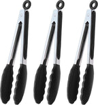 HINMAY Serving Tongs 9-Inch Cooking Tongs by HINMAY