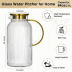 Buaic 2 PACK Glass Pitcher - Image 2