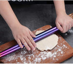 Berglander Rainbow Rolling Pin, 16.7 Inches Stainless Steel Colorful Matte - Image 6