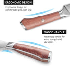 YOTSUBA Japanese Carving Knife and Fork Set, Razor-Sharp German Stainless Steel - Image 3