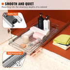 VEVOR 12.5"Wx21"Dx3.5"H Pull Out Cabinet Organizer, Heavy Duty Slide Out Pantry - Image 3