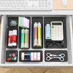 ElegantArray 12-Piece Drawer Organizer Set, 4 Sizes Versatile Plastic Vanity - Image 5