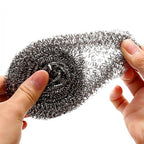 KTOJOY 6 Pack Stainless Steel Wool Scrubber, Scrubbing Scouring Pad, Steel Wool - Image 3