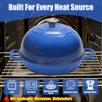 6QT Enameled Cast Iron Dutch Oven - Image 5