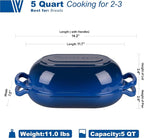 VORRINGARD Enameled Cast Iron Sourdough Bread Oven, Dutch Oven, Loaf Cast Iron - Image 2