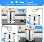 35L/30Qt Stainless Steel Stockpot, Kitchen Soup Big Cooking, Commercial Heavy - Image 6