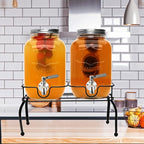 Accguan 1-Gallon Drink Dispenser, Glass Water Dispenser - Image 6