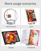 Pot Lid Organizer, Pot Lid Holder 304 Stainless Steel Pot Lid Stand, Lid and - Image 5
