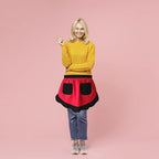 CRB Fashion Waist Apron Kitchen Cooking Restaurant Cotton Bistro Half Aprons - Image 5