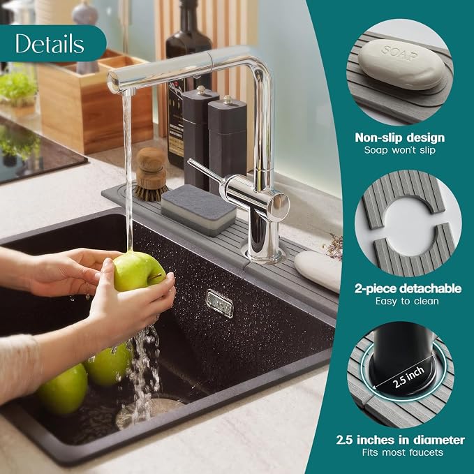 eormoe Diatomite Kitchen Faucet Mat - Image 8