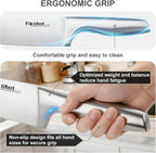 FIKSHOT Kitchen Knife Set, German Stainless Steel kitchen knives – Includes - Image 3